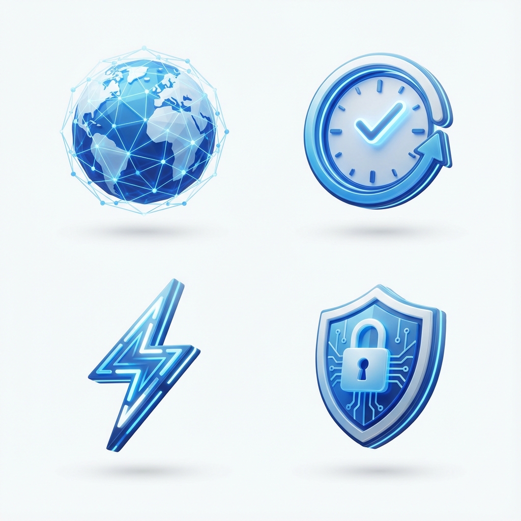 Infrastructure 3D Illustration